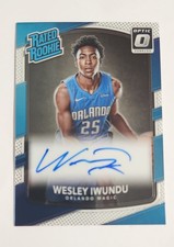 2017-18 Panini Donruss Optic - Rated Rookie Wesley Iwundu #168 Signatures (RC)