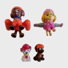 Paw Patrol Figures Marshall Zuma Skye Please See All Pics For Broken Lot Of 4