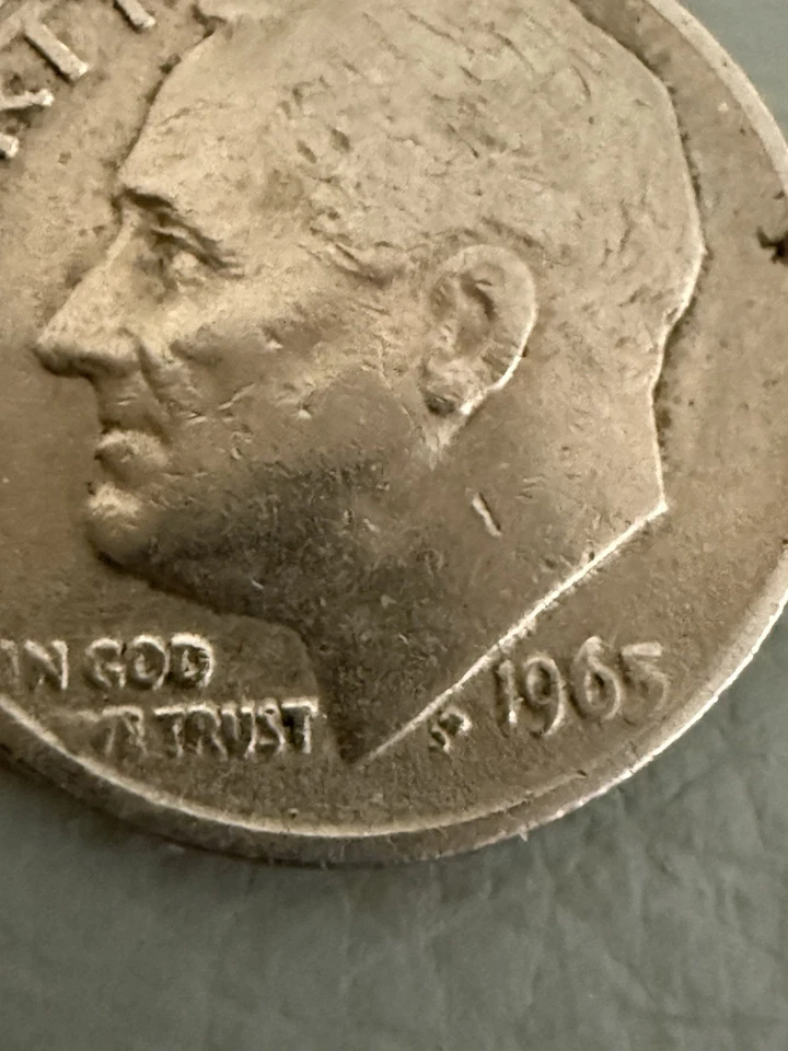 1965-P Rosevelt Dime Error Coin - Image 2 of 4