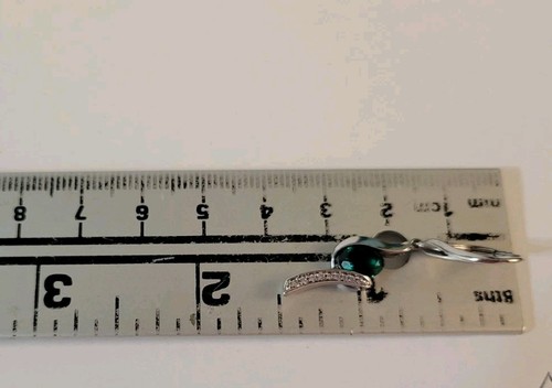 Kays Schmuck Sterlingsilber Laborgefertigt Smaragd Ohrhänger MAY Geburtsstein - Bild 4 von 5