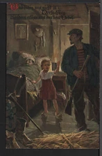 ✔️ GERMANY REICH WWI SOLDIERS EXCELLENT RARE AGED MILITARY ART POSTCARD