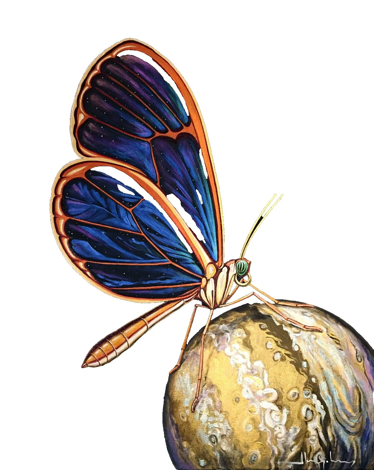 Arte modernista de Acrílico Pinturas de Paisajes