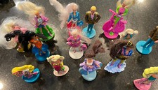 1992 BARBIE Lot Qty 14 McDONALDS DOLL FIGURE / CAKE TOPPER 4.25" Figures