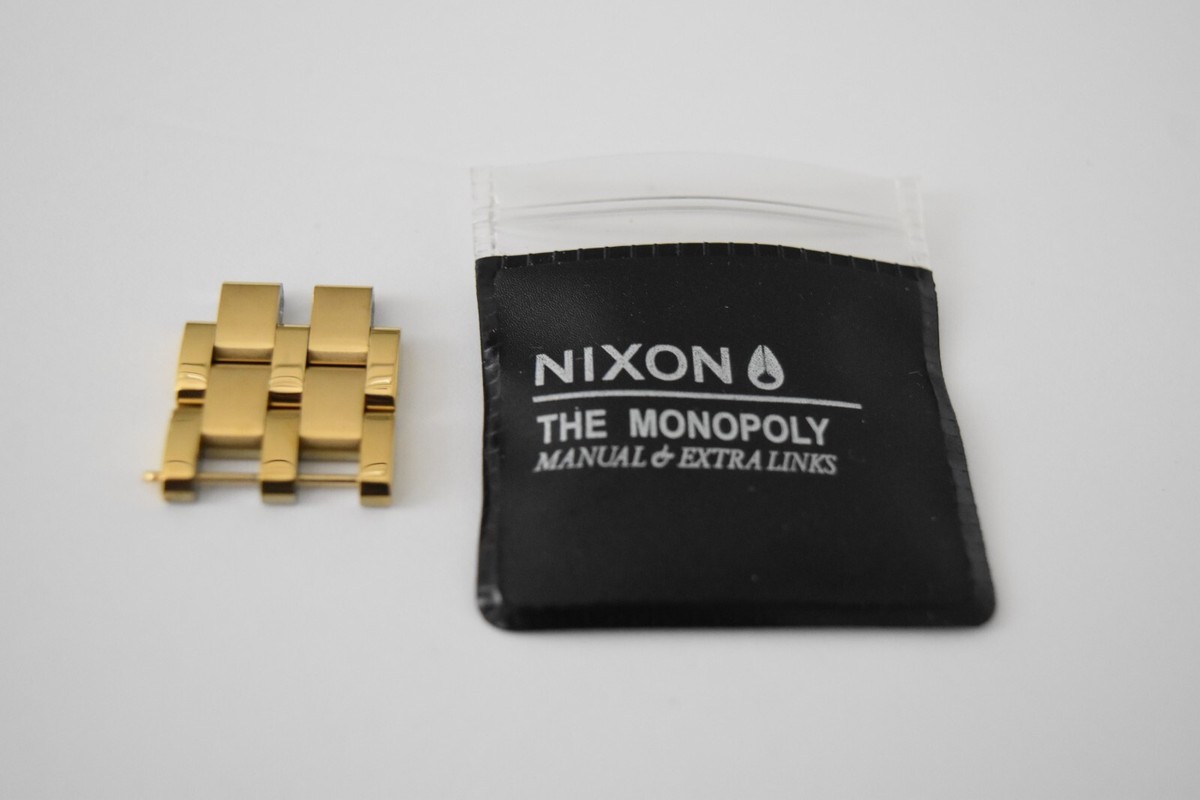 Nixon The Monopoly Yellow Gold SS 20mm Extra Watch Link | eBay