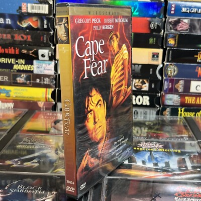 Cape Fear 1962 DVD New Robert Mitchum Gregory Peck Horror Film