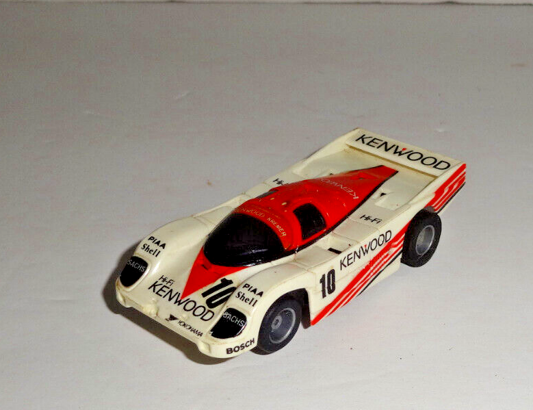 Tyco vintage Porsche 962 Red 10 Kenwood HO scale Slot Car eBay