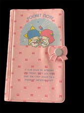 New Vintage 1976/1981 Sanrio Little Twin Stars Pocket Note - Rare