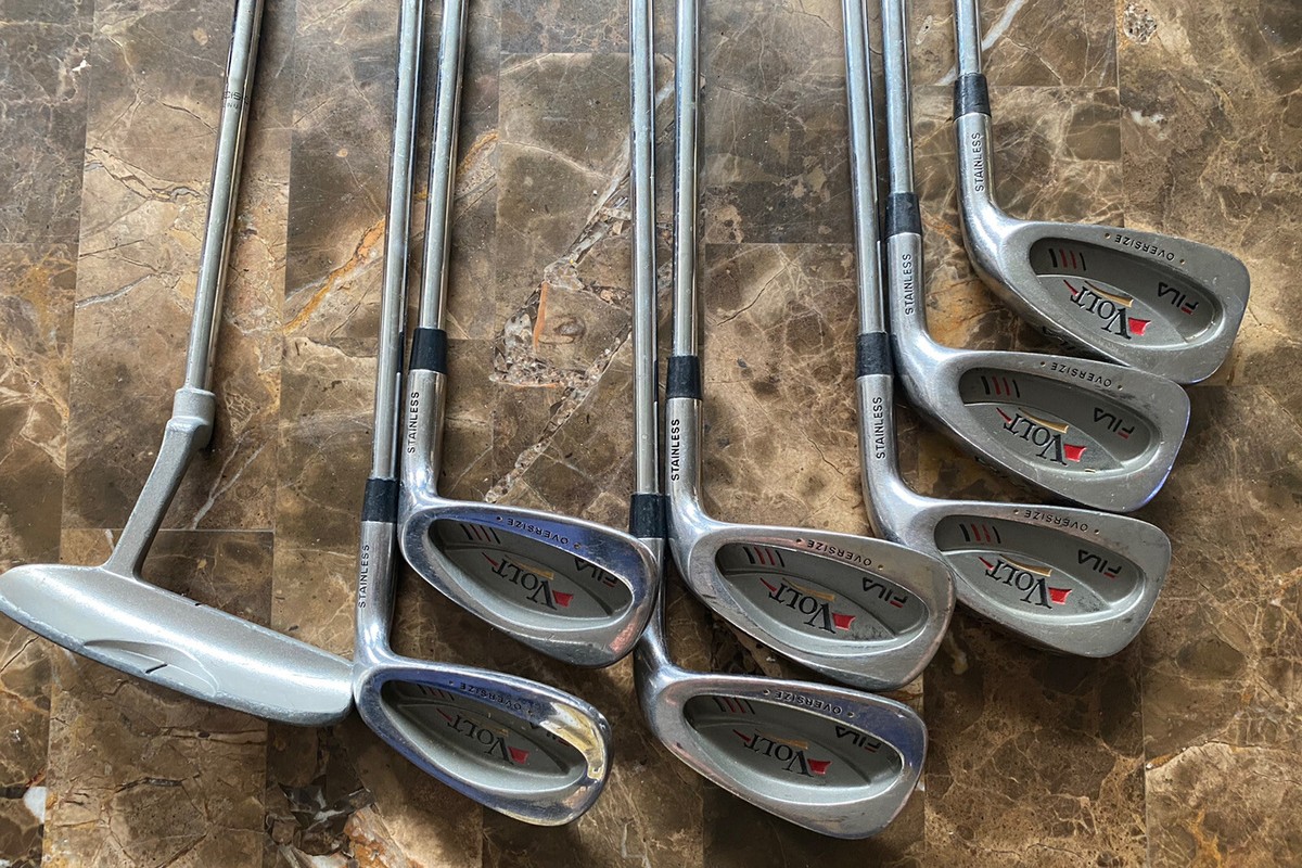 Rare Fila Volt Oversize Iron Golf Set 3,4,5,7,8,9, Putter