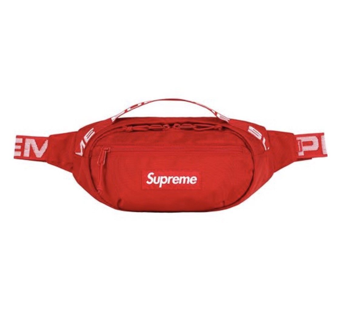 Brand New Supreme Bag SS18 Box Logo Fanny Pack- Red 100% Authentic! | eBay