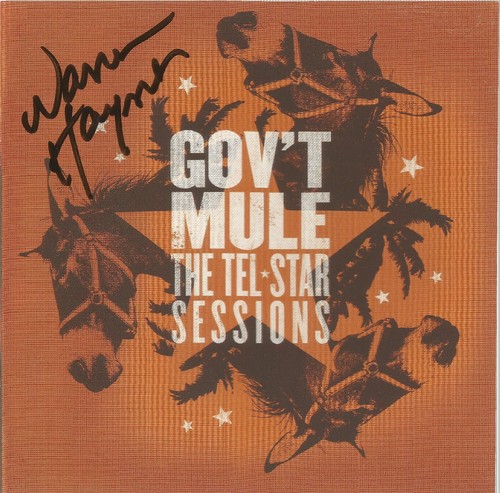 Tel-Star Sessions * by Gov't Mule (CD W/ Tic, 2016, Evil Teen) Original Signed