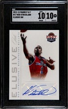 2012-2013 Panini Past Present #17 Rod Strickland Elusive Ink SGC 10 w/10 AUTO