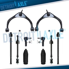 10pc 4x4 Upper Control Arms Inner Outer Tierods for 2009 2010 2011 2012 Ram 1500