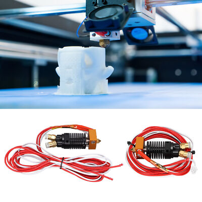 2 In 1 Out Hotend Kit 2 Color Metal 12V 3D Printer Extruder with Silicone Cover