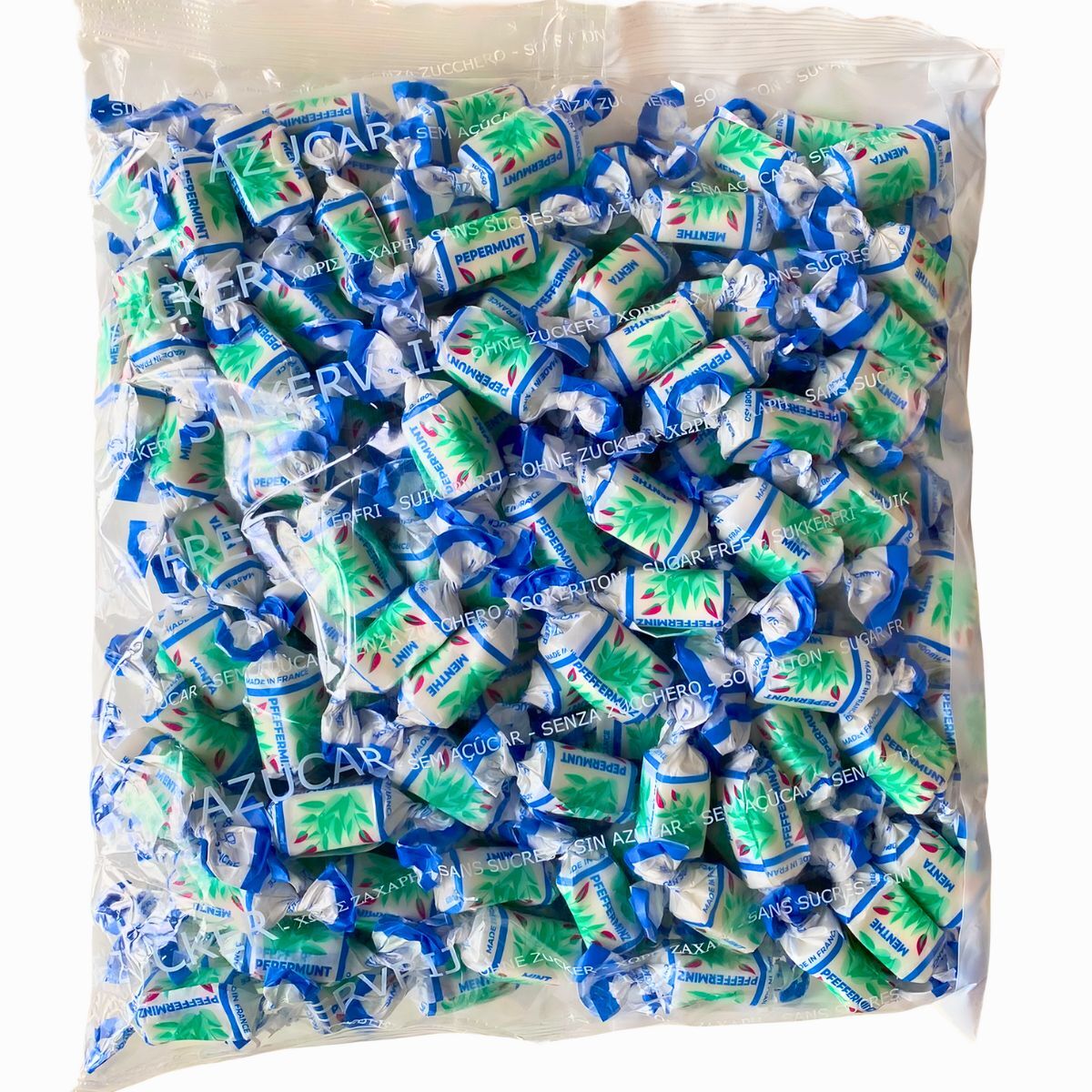 (16,68 EUR/kg) De Bron Mint Toffees Minz Kaubonbons Zuckerfrei 953 g