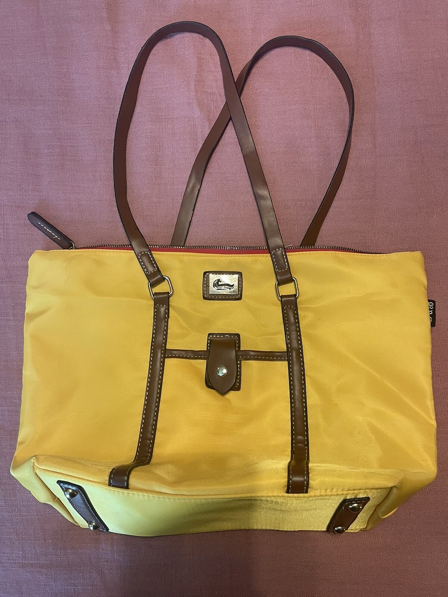 Dooney & Bourke Wayfarer Zip Tote Handbag Yellow | eBay