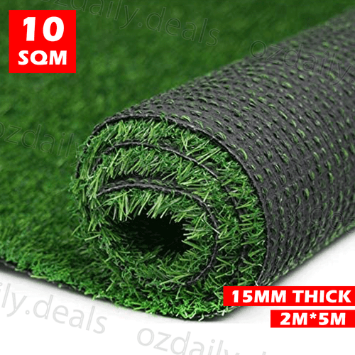 10-25SQM Artificial Synthetic Grass Fake Lawn Turf Plastic Plant Mat Grass Pins - Picture 15 of 17