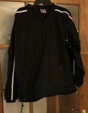 Easton Longsleeve Baseball Warmup Jacket Mens Small Black