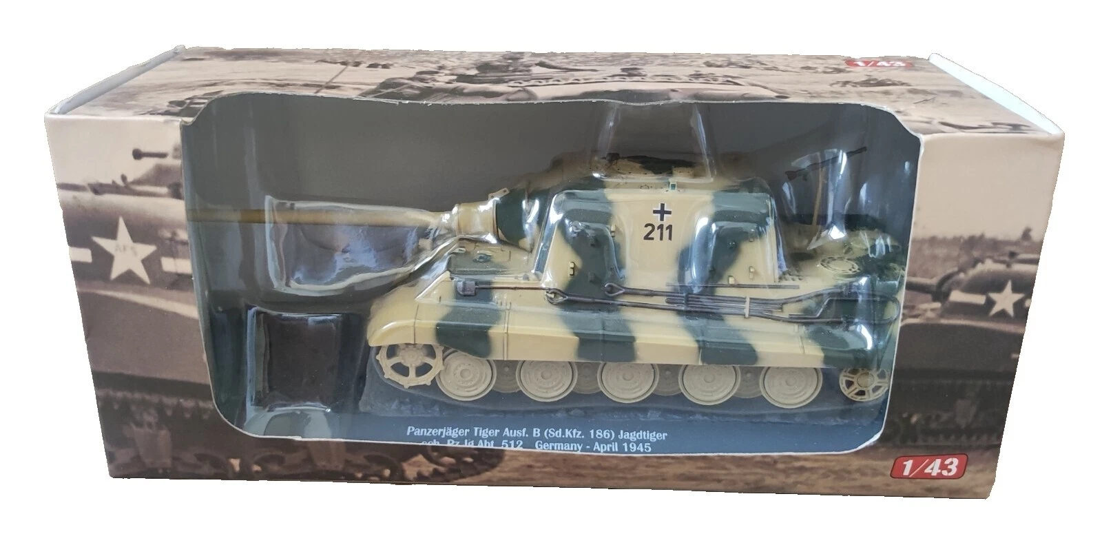 Altaya 1:43 Diecast tanques y vehículos militares