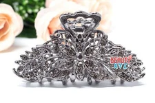 New Antique Style Large Metal Rhinestones Crystal Hair Claw Clip hair jaws clamp