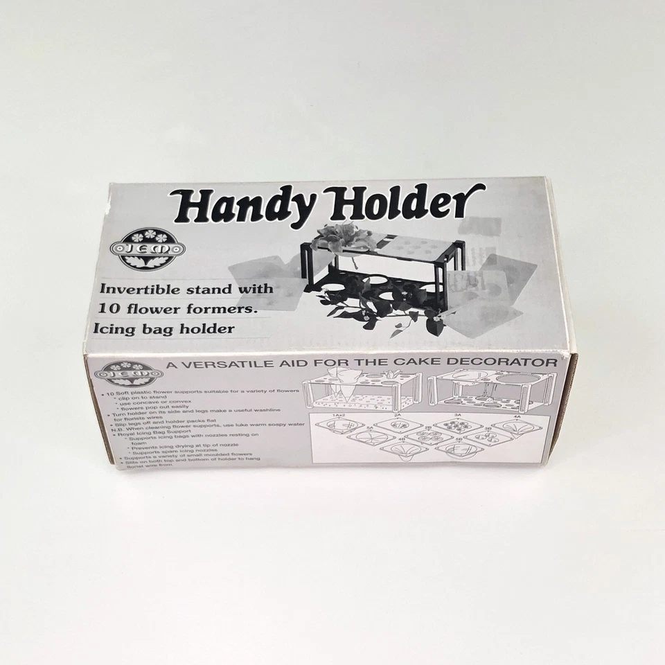 Práctico Soporte Invertible con 10 Formadores de Flores para Decoración de Pasteles por JEM Foto 2 de 4
