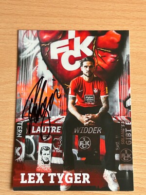 Lex Tyger Lobinger - 1. FC K.- Autogrammkarte original signiert - #14426