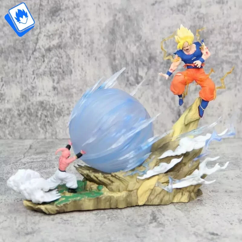 Figurine DBZ Goku vs Kid Buu en PVC de collection anime