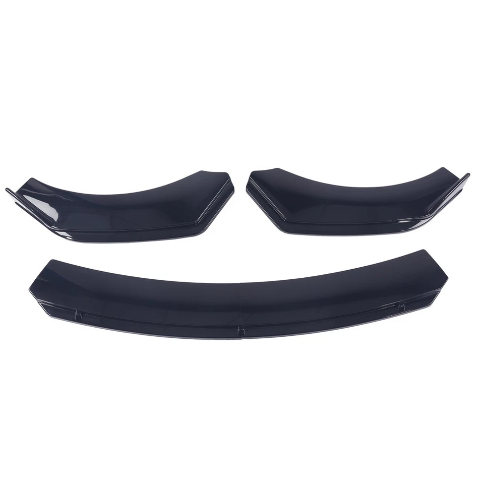 For Dodge Ram 1500 3pcs Front Bumper Lip Splitter Spoiler Kits Glossy Black Foto 3 de 4