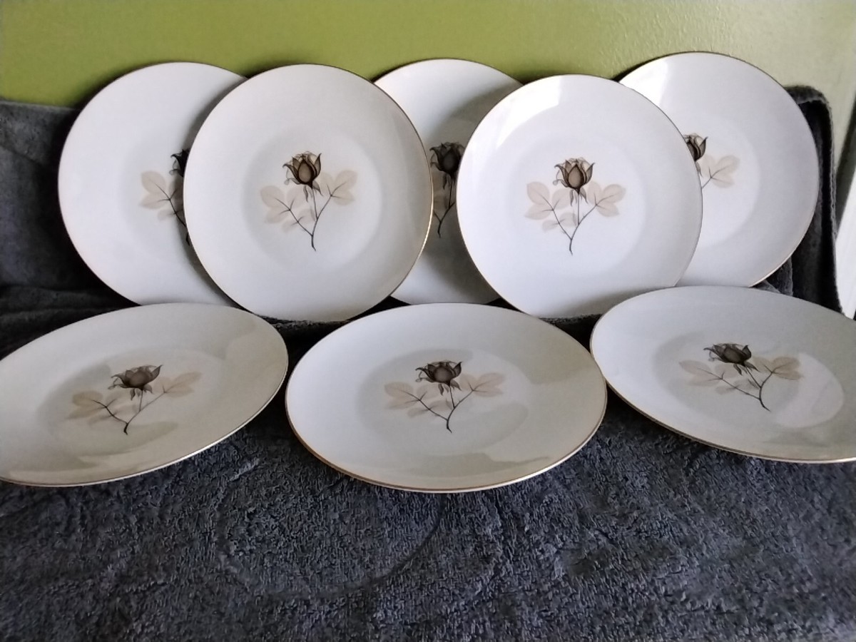 Vintage Rosenthal Shadow Rose Dinner Plate