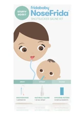 Baby Nasal Aspirator Nosefrida the Snotsucker w/ 10 Extra Filters & Saline