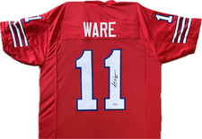 Andre Ware Signed Autographed Custom Red Jersey TriStar Authenticated
