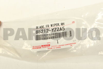 85212YZZA5 Genuine Toyota BLADE FR WIPER RH 85212-YZZA5 | eBay