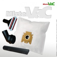 10x Staubsaugerbeutel + Düsenset kompatibel mit Miele S 4812 Hybrid