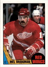1987-88 Topps Mel Bridgman #17 Detroit Red Wings