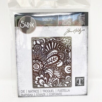 Sizzix Thinlits Tim Holtz Doodle Art Cutting Dies Card Making 664417 New