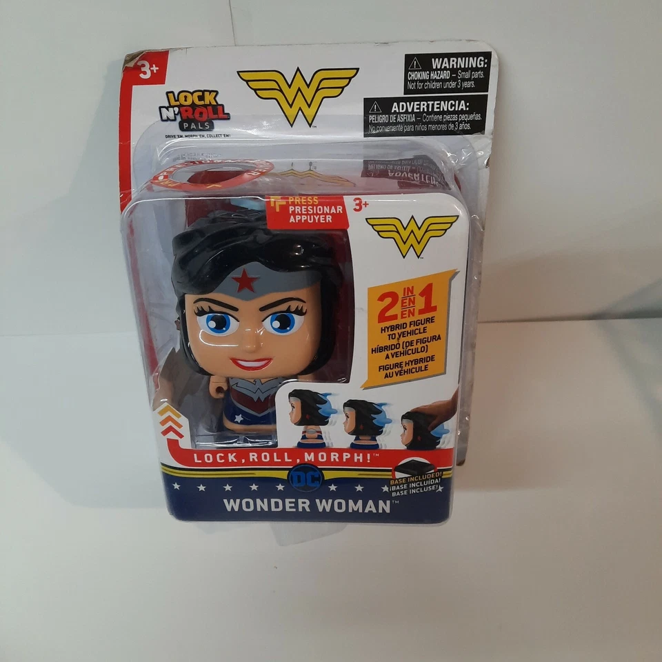 Figura híbrida 2 en 1 DC Lock Roll Morph Wonder Woman a vehículo Foto 2 de 4