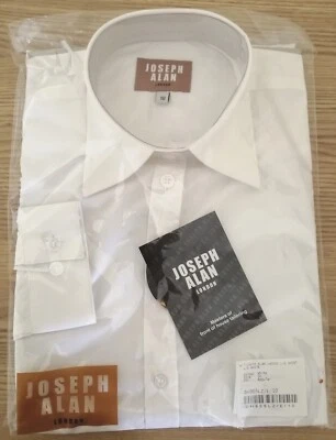 JOSEPH ALAN LONDON Joseph Alan Catering Waitress Long Sleeves White Shirt Size UK 10 Regular