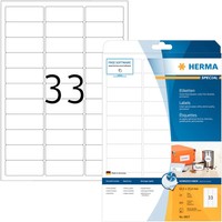 1 Bis 40X Herma Inkjet-Etiketten Special, 63,5 X 25,4 Mm, Weiß Spare Bis Zu 43%