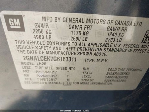 Chassis ECM Below Center Console Fits 12-17 EQUINOX 2925933 - Picture 9 of 12