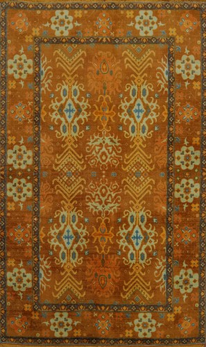 Rust/ Orange Oushak Living Room Area Rug Wool Hand-knotted Oriental Carpet 5x8 - Picture 1 of 15