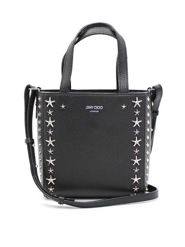 Jimmy Choo MINI PEGASI Studs 2WAY Bag Women's Black