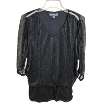 CLEARANCE ** Women's Harper 241 Black Blouse Size S Elegant Party NEW With Tag