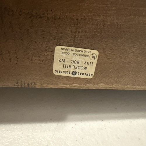 #7V-VINTAGE GENERAL ELECTRIC MODERN EAMES ERA CLOCK MODEL 8111 WORLD TIME - Picture 9 of 10