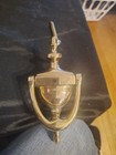 Vintage Brasscrafters Colonial Door Knocker w hardware 6 " solid brass — photo 5