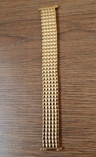16mm - 22mm SPIEDEL VINTAGE 1950s-1970s ROLLED GOLD EXPANDING WATCH STRAP BOXED.