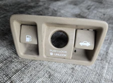 LEXUS 92-00 SC300 SC400 OEM TRUNK LID & FUEL GAS LID RELEASE SWITCH CONTROL TRIM
