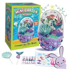 Mini Garden: Terrarium Kit - Gifts for Girls, Crafts and Toys, Easter Mermaid