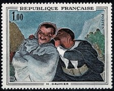 🦬Timbre France N°1494 - Luxe ** - Crispin et Scapin - MNH** - 1966🦬