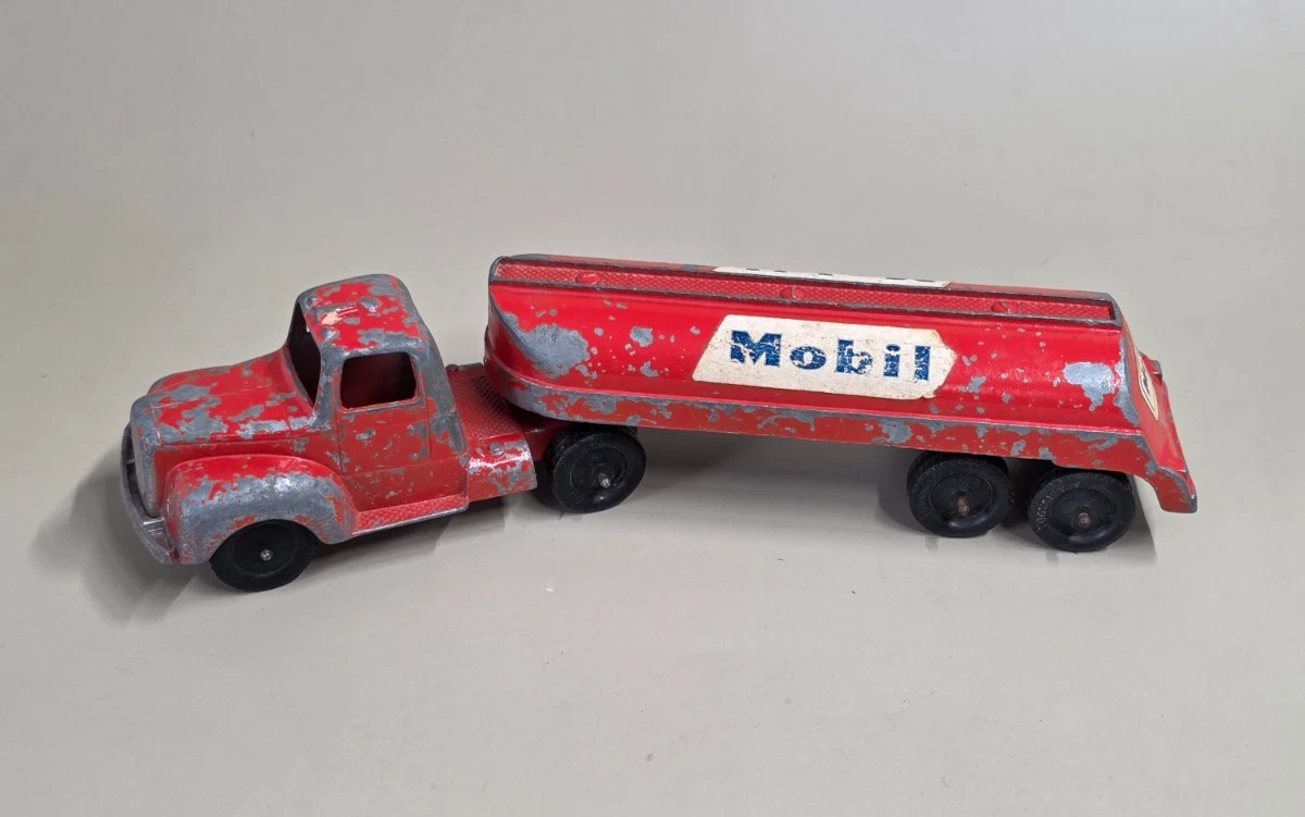 25+ Mobil Gas Toy Truck In Vintage Manufacture Diecast Cars