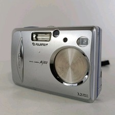 Fujifilm Digital Camera FinePix A303 3.2MP Silver Tested