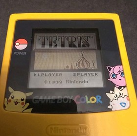 Pok&eacute;mon Edition GameBoy Color Console NO BATTERY COVER Authentic Tested